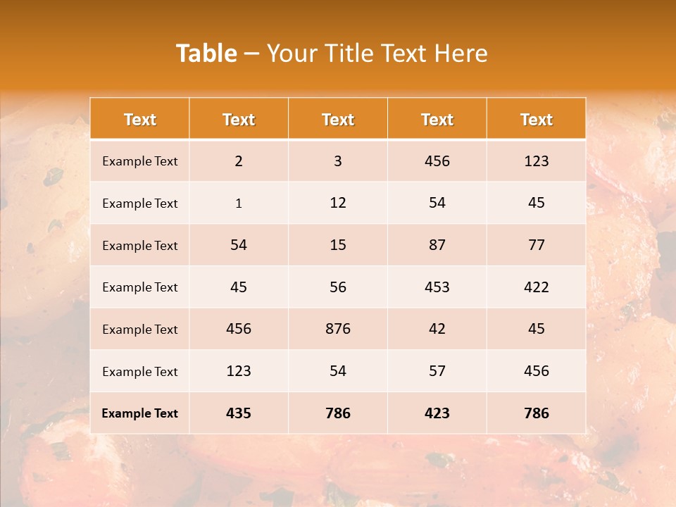 Background Seasoning Photograph PowerPoint Template