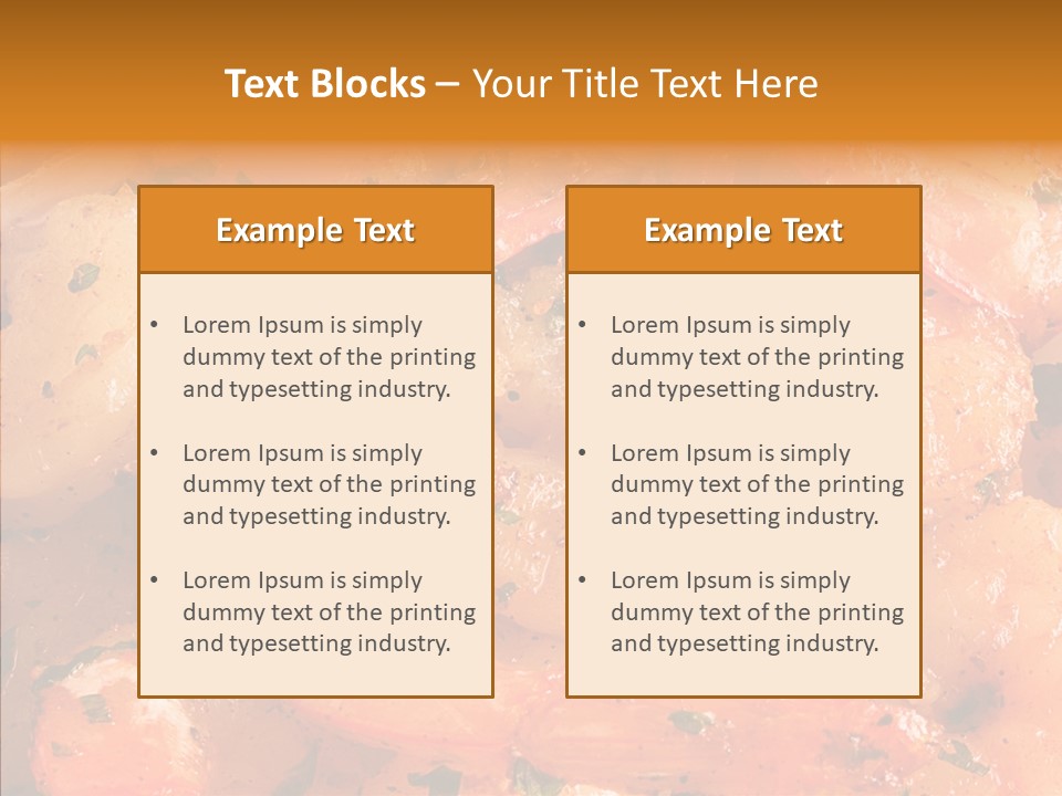 Background Seasoning Photograph PowerPoint Template