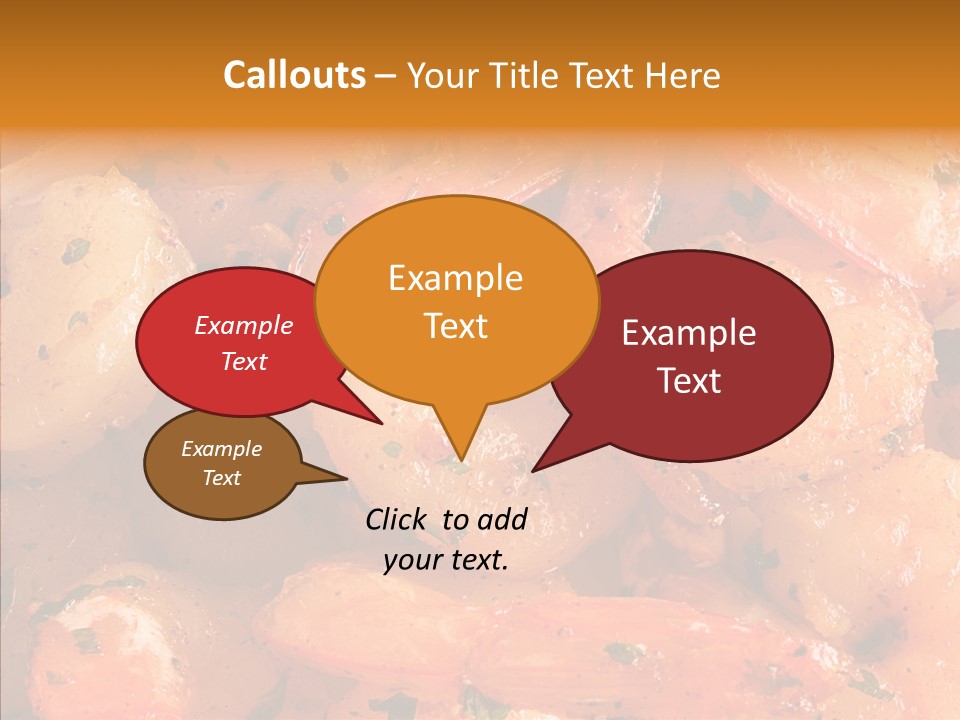 Background Seasoning Photograph PowerPoint Template