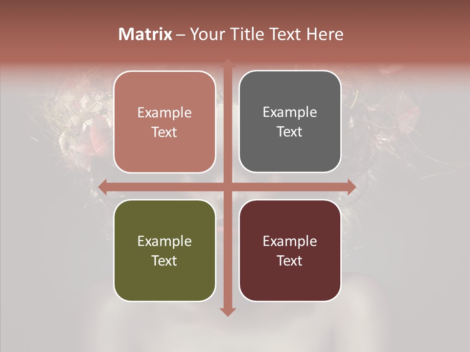 Shadow Hair Studio PowerPoint Template