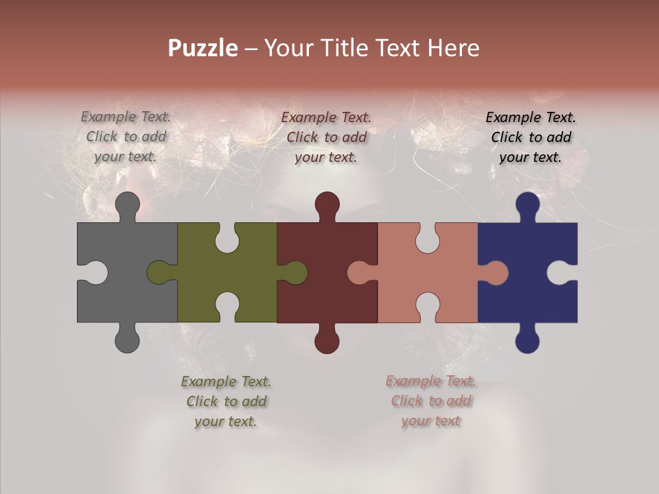 Shadow Hair Studio PowerPoint Template