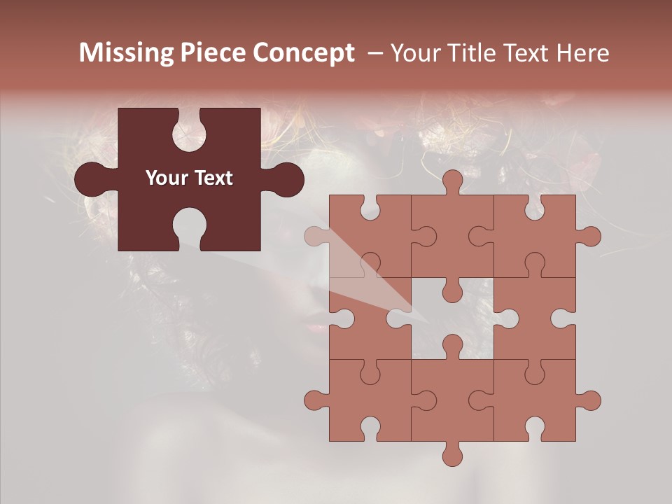 Shadow Hair Studio PowerPoint Template