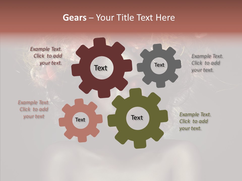 Shadow Hair Studio PowerPoint Template