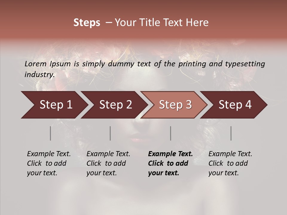 Shadow Hair Studio PowerPoint Template