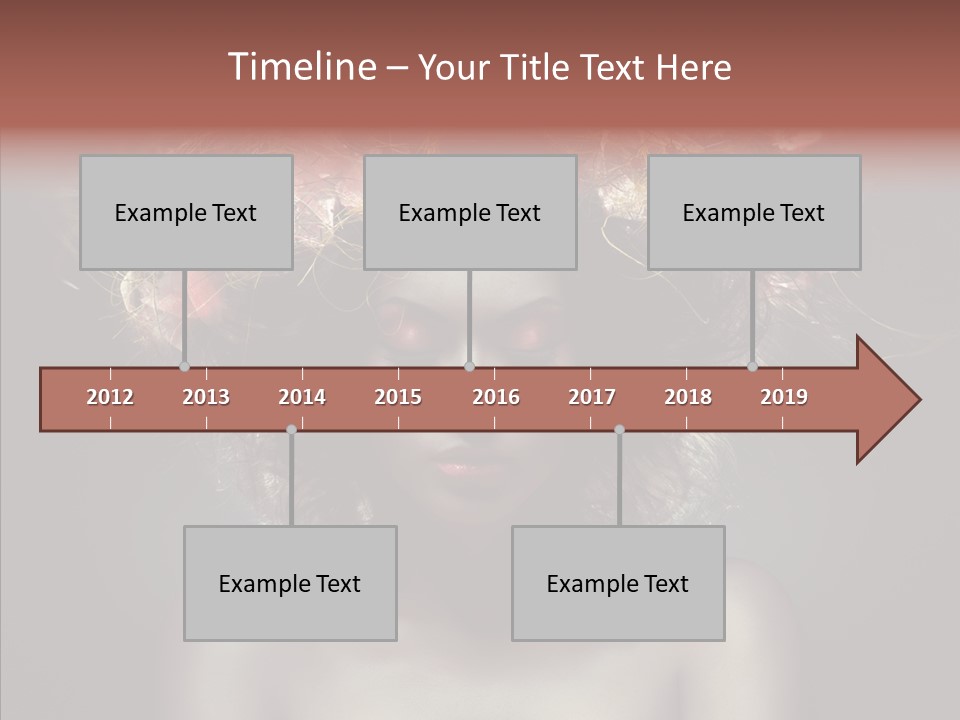Shadow Hair Studio PowerPoint Template