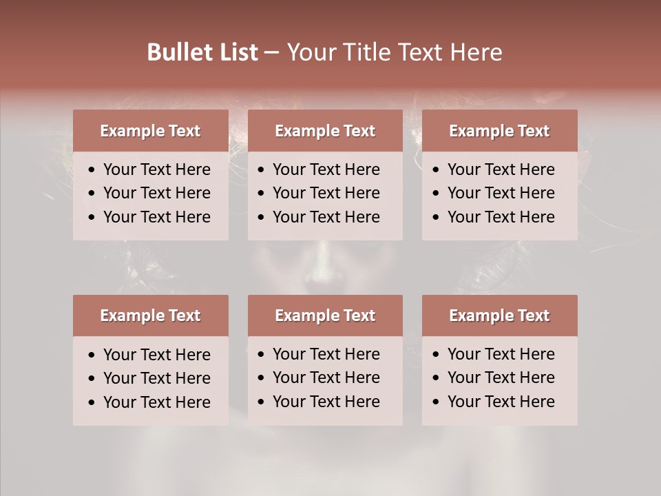 Shadow Hair Studio PowerPoint Template