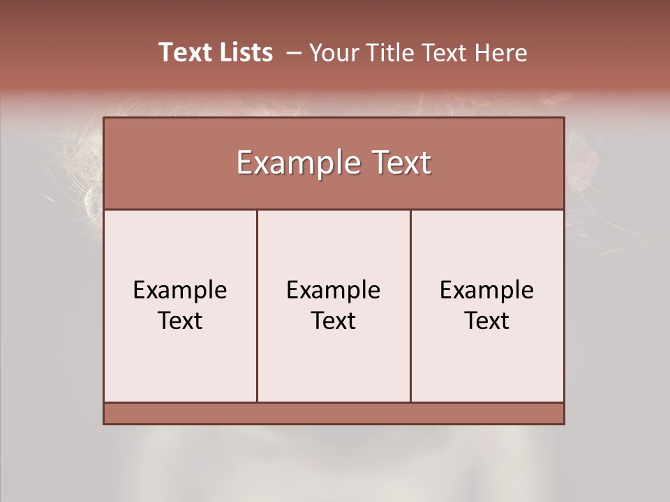 Shadow Hair Studio PowerPoint Template