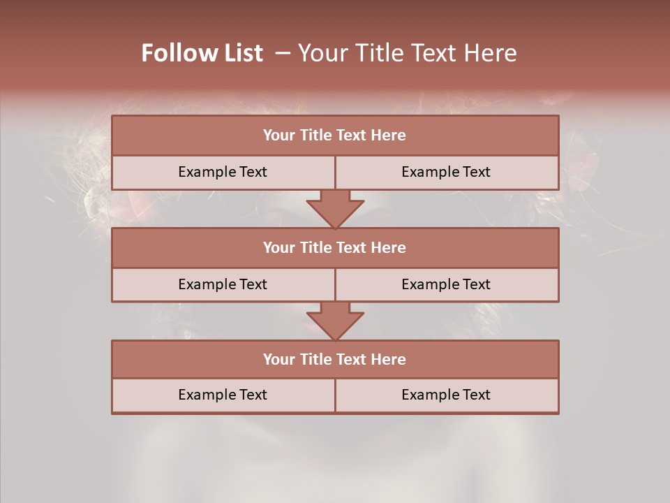 Shadow Hair Studio PowerPoint Template