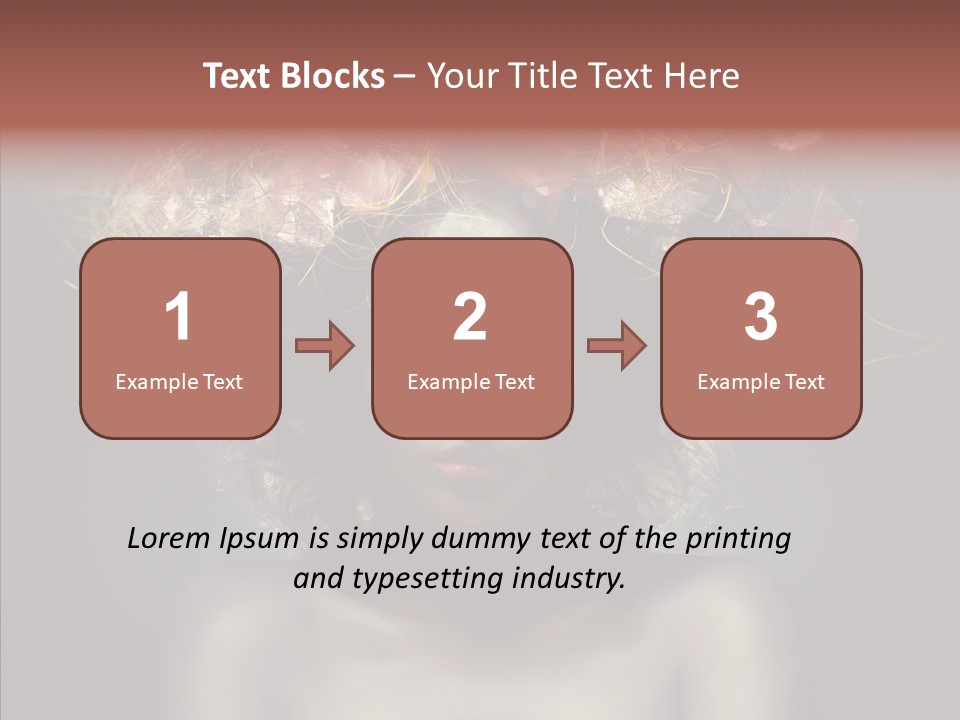 Shadow Hair Studio PowerPoint Template