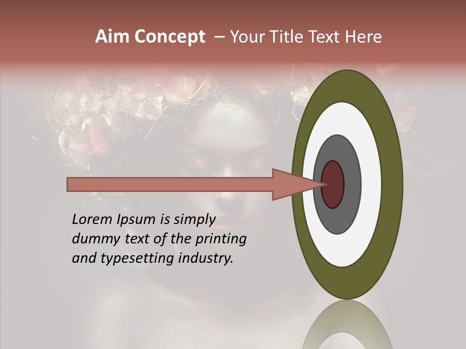 Shadow Hair Studio PowerPoint Template