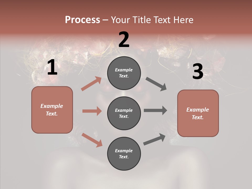 Shadow Hair Studio PowerPoint Template