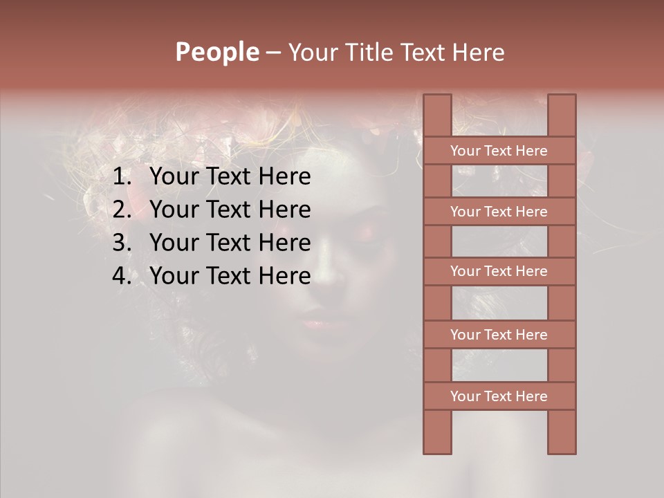 Shadow Hair Studio PowerPoint Template