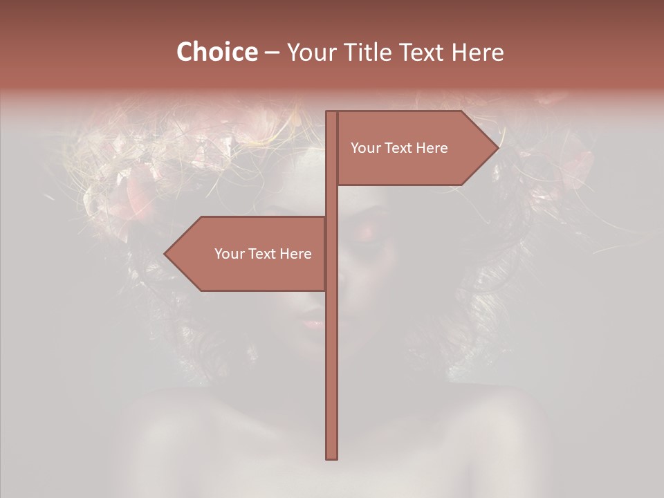 Shadow Hair Studio PowerPoint Template