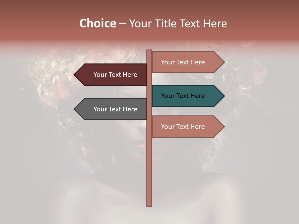Shadow Hair Studio PowerPoint Template