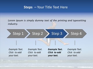 Man Outdoor Fitness PowerPoint Template