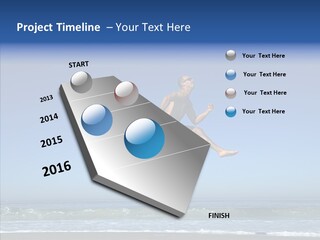 Man Outdoor Fitness PowerPoint Template