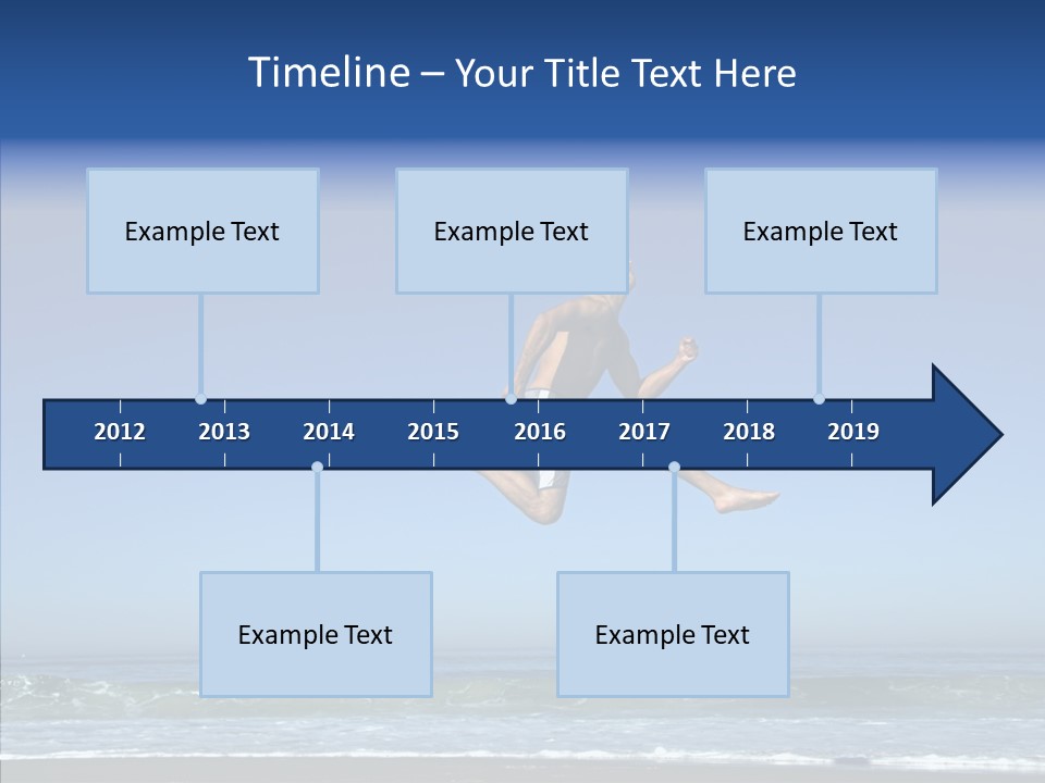 Man Outdoor Fitness PowerPoint Template