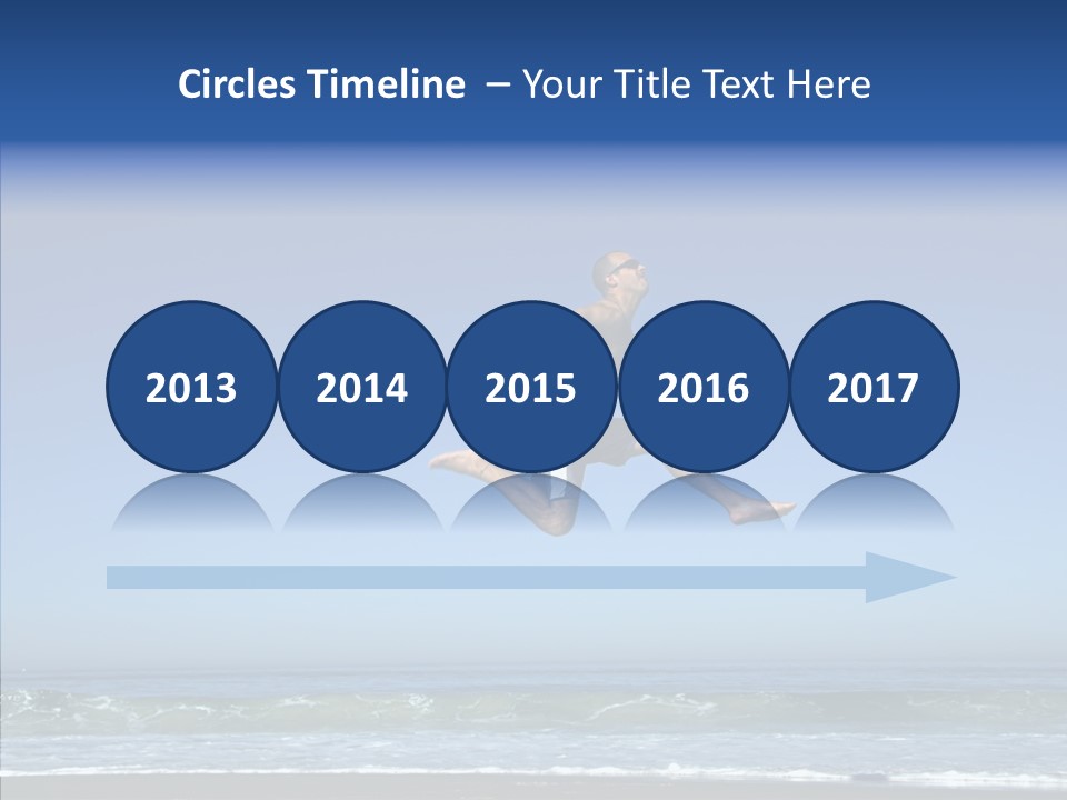 Man Outdoor Fitness PowerPoint Template