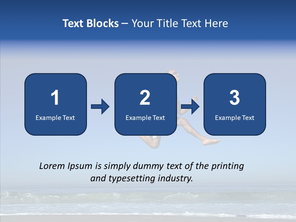 Man Outdoor Fitness PowerPoint Template