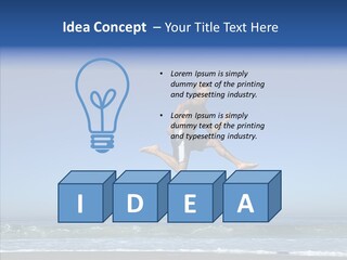 Man Outdoor Fitness PowerPoint Template