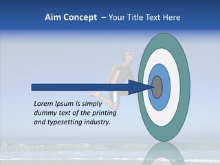 Man Outdoor Fitness PowerPoint Template