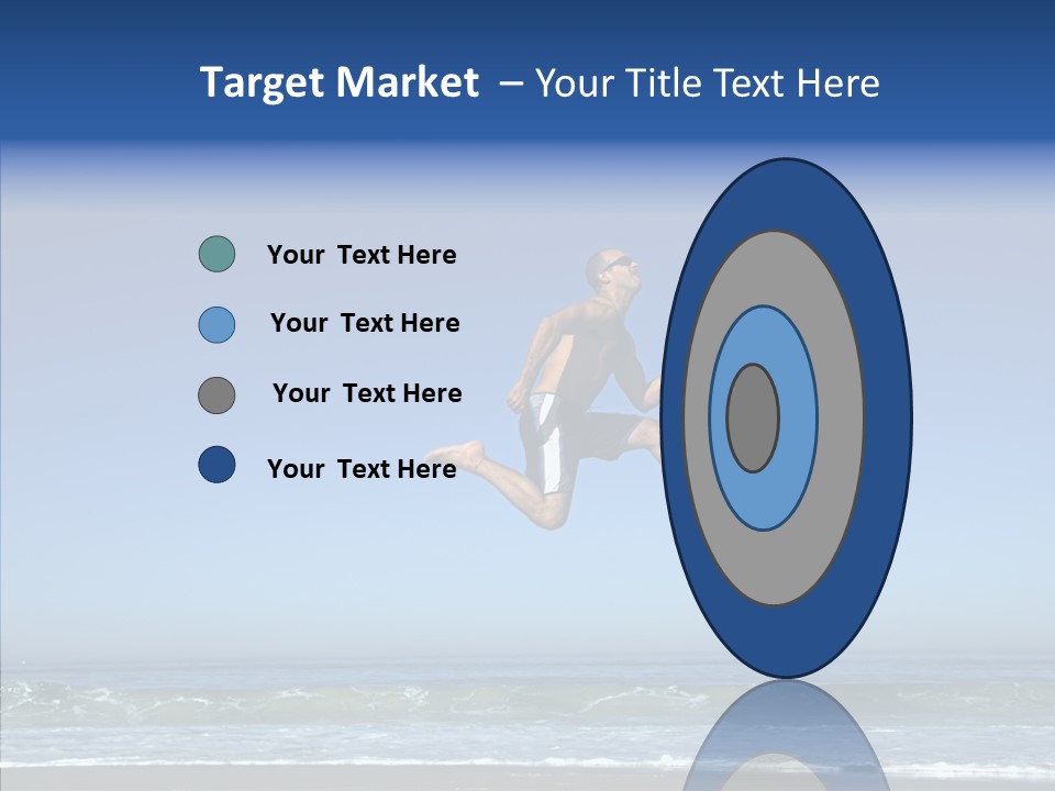 Man Outdoor Fitness PowerPoint Template
