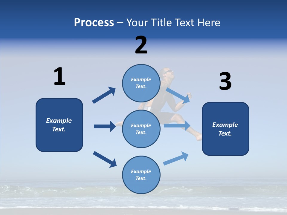 Man Outdoor Fitness PowerPoint Template