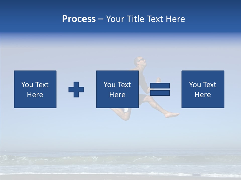 Man Outdoor Fitness PowerPoint Template