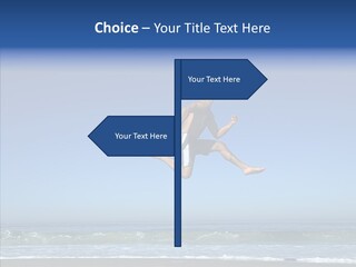 Man Outdoor Fitness PowerPoint Template
