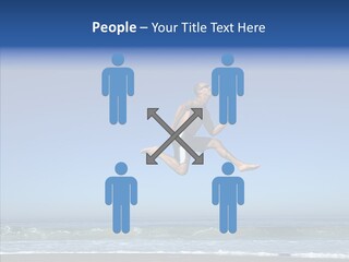 Man Outdoor Fitness PowerPoint Template