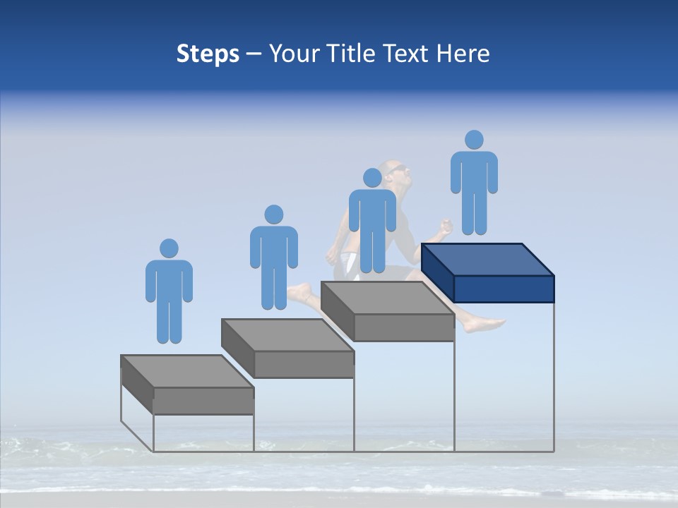 Man Outdoor Fitness PowerPoint Template
