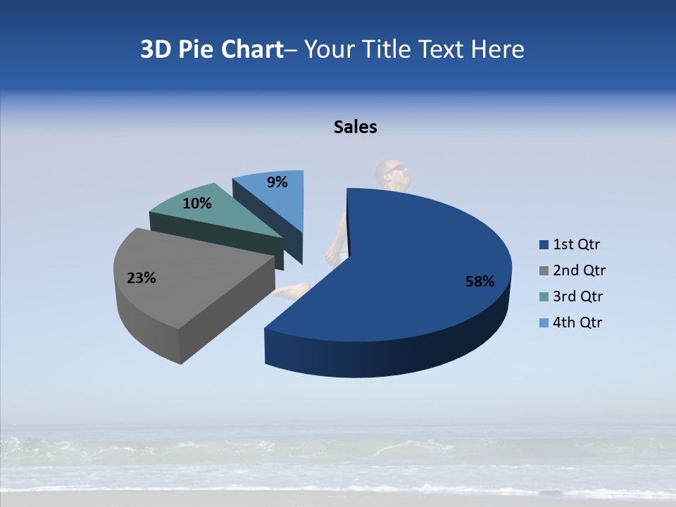 Man Outdoor Fitness PowerPoint Template