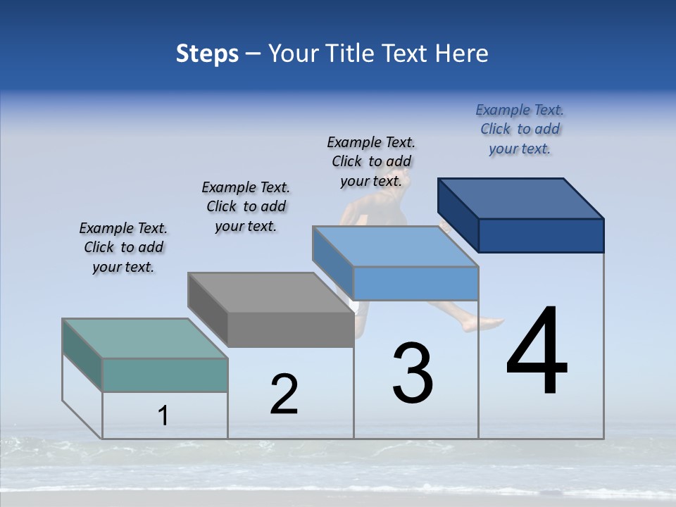 Man Outdoor Fitness PowerPoint Template
