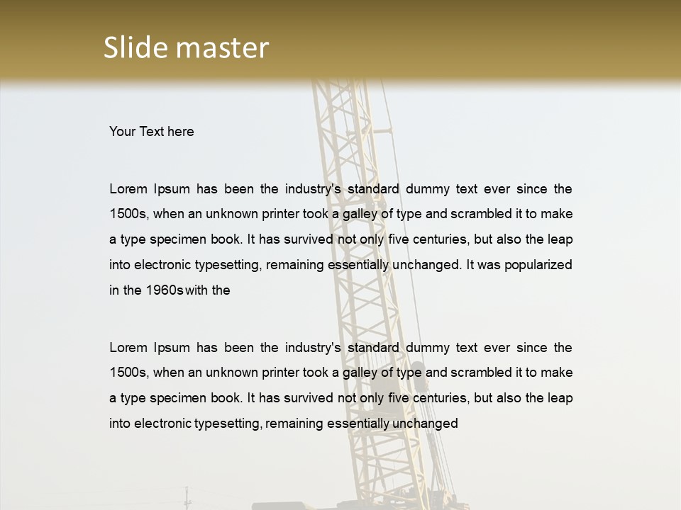 Load Production Heavy PowerPoint Template