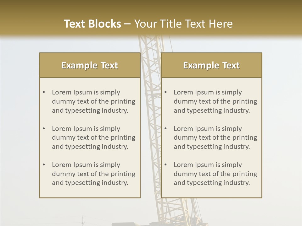Load Production Heavy PowerPoint Template