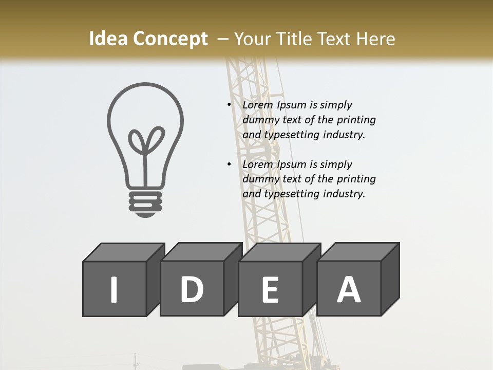 Load Production Heavy PowerPoint Template