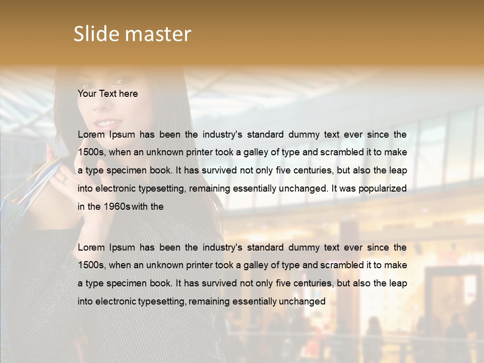 Pretty Smile Interior PowerPoint Template