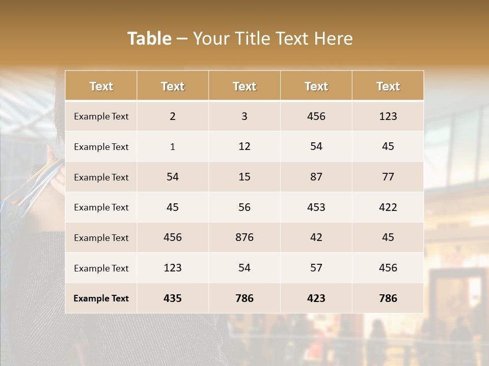 Pretty Smile Interior PowerPoint Template