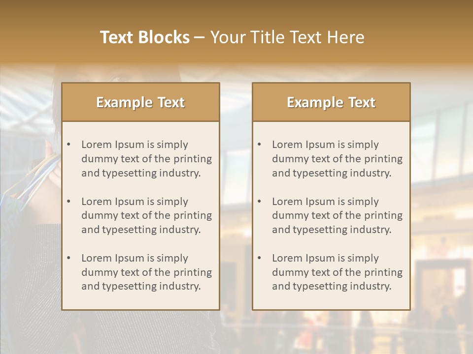 Pretty Smile Interior PowerPoint Template