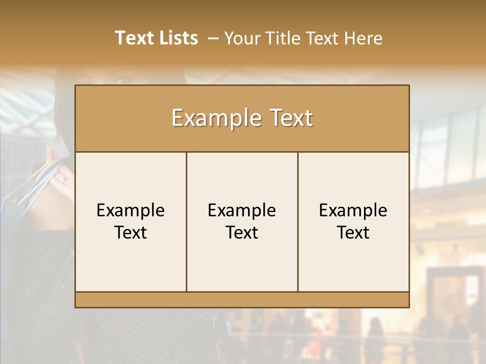 Pretty Smile Interior PowerPoint Template