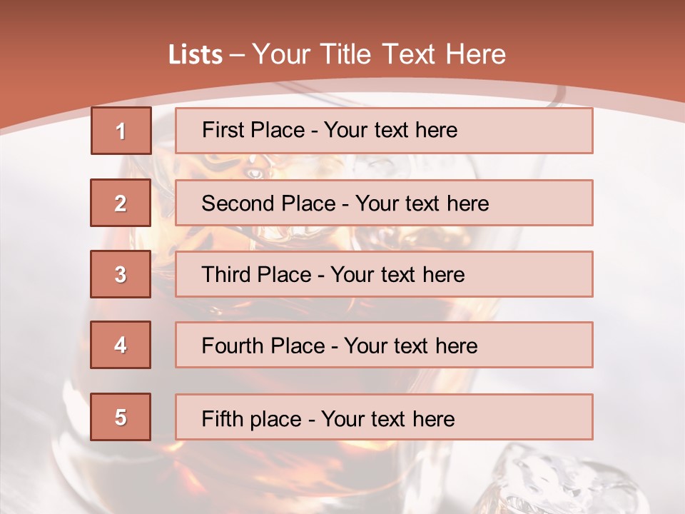 Rum Distilled Cold PowerPoint Template