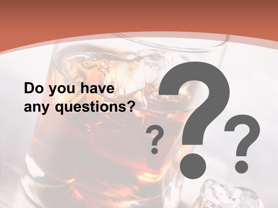 Rum Distilled Cold PowerPoint Template