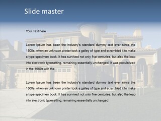 Roof Architect Large PowerPoint Template