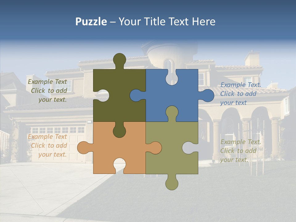 Roof Architect Large PowerPoint Template