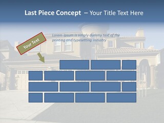 Roof Architect Large PowerPoint Template