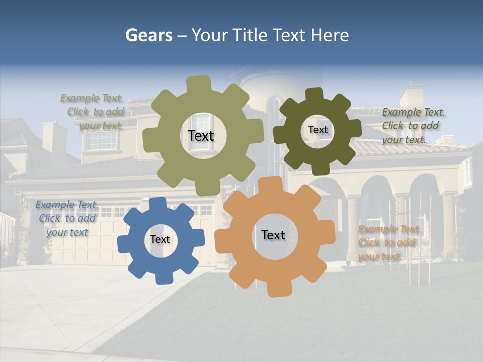 Roof Architect Large PowerPoint Template