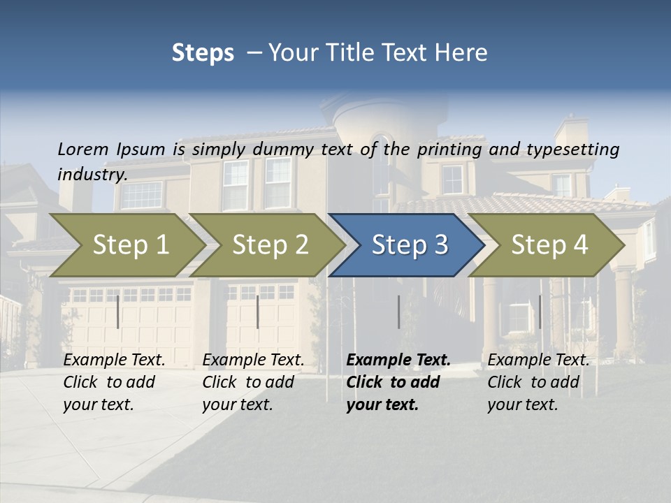 Roof Architect Large PowerPoint Template