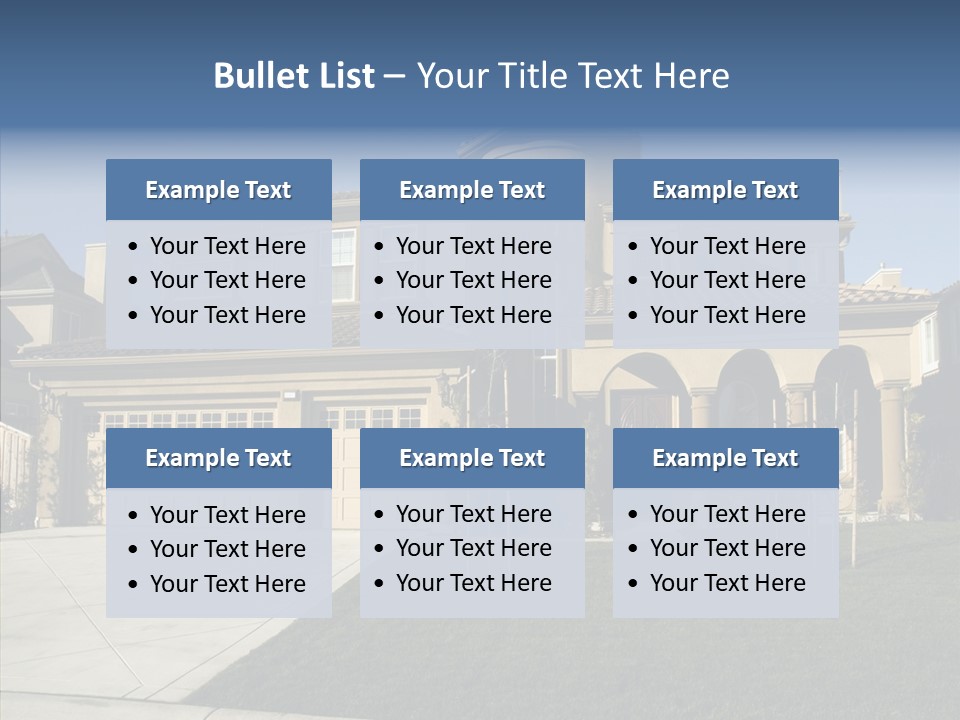 Roof Architect Large PowerPoint Template