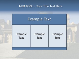 Roof Architect Large PowerPoint Template