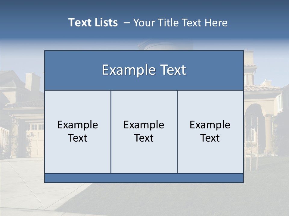 Roof Architect Large PowerPoint Template